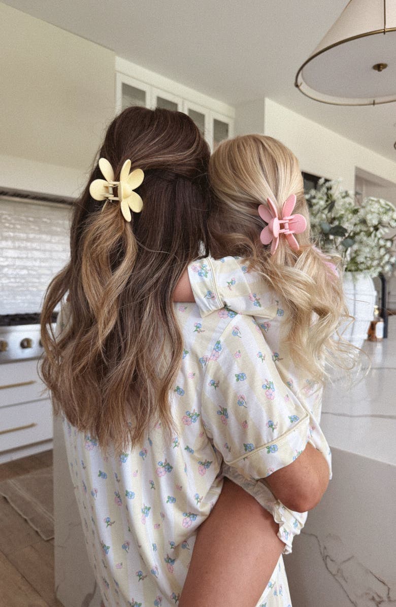 In My Jammers Harper Button Up Sleepwear Set, Alternate, color, Yellow Floral Stripe