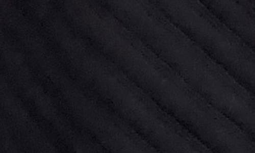 Ookie & Lala Asymmetric Knit Moto Jacket In Black