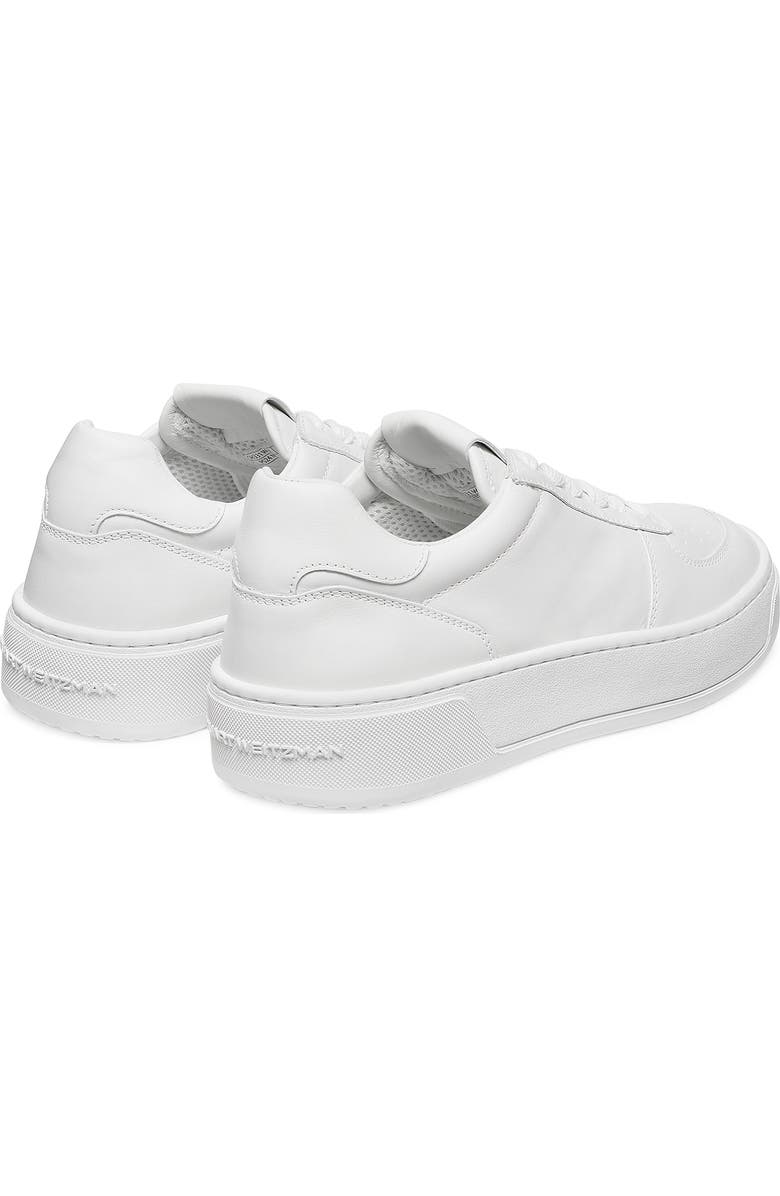 Stuart Weitzman Courtside Sneaker, Alternate, color, White.
