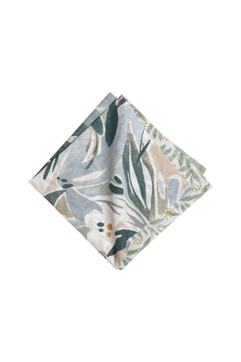 Blue Joelle Set of 6 Cloth Napkins, Alternate, color, Blue