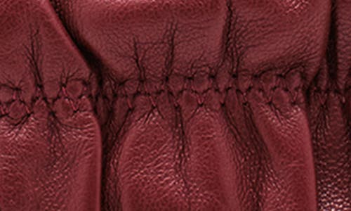 Cult Gaia Mini Kiraz Leather Clutch In Brown