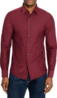Brooklyn Brigade Solid Mapleton Luxe Cross Dyed Long Sleeve Shirt