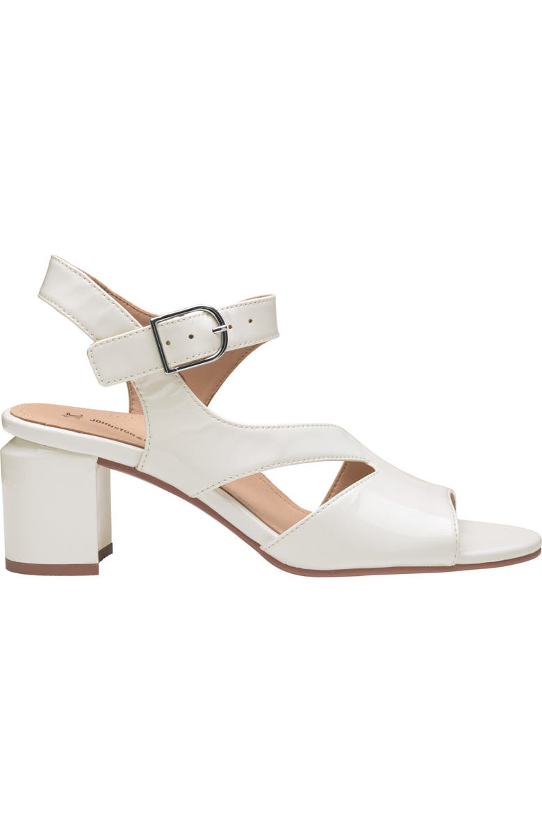Johnston & Murphy Samantha Slingback Sandal, Alternate, color, White Patent Leather