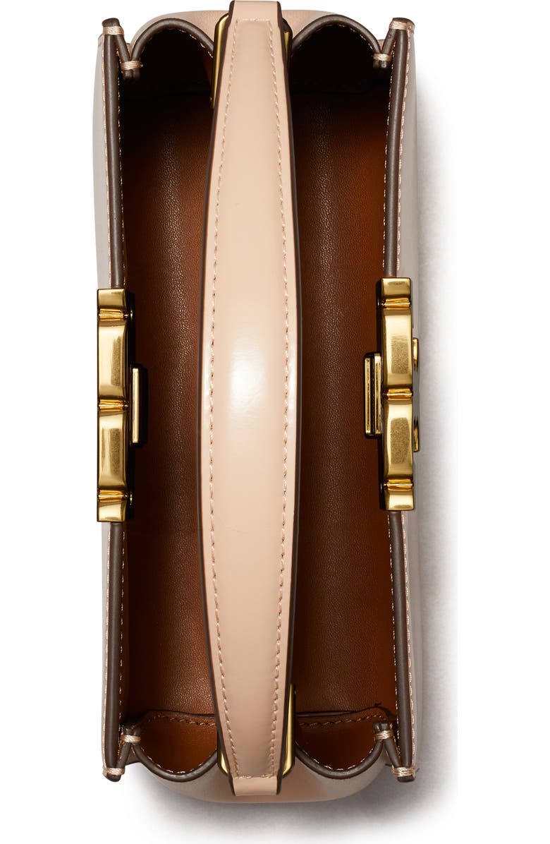 Tory Burch Mini Eleanor Spazzolato Leather Satchel, Alternate, color,