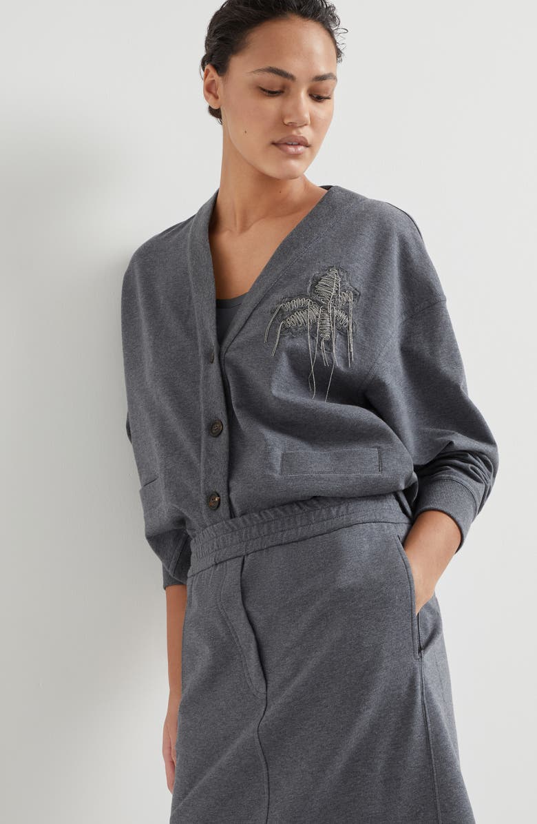 Brunello Cucinelli Lightweight French terry sweatshirt, Alternate, color,