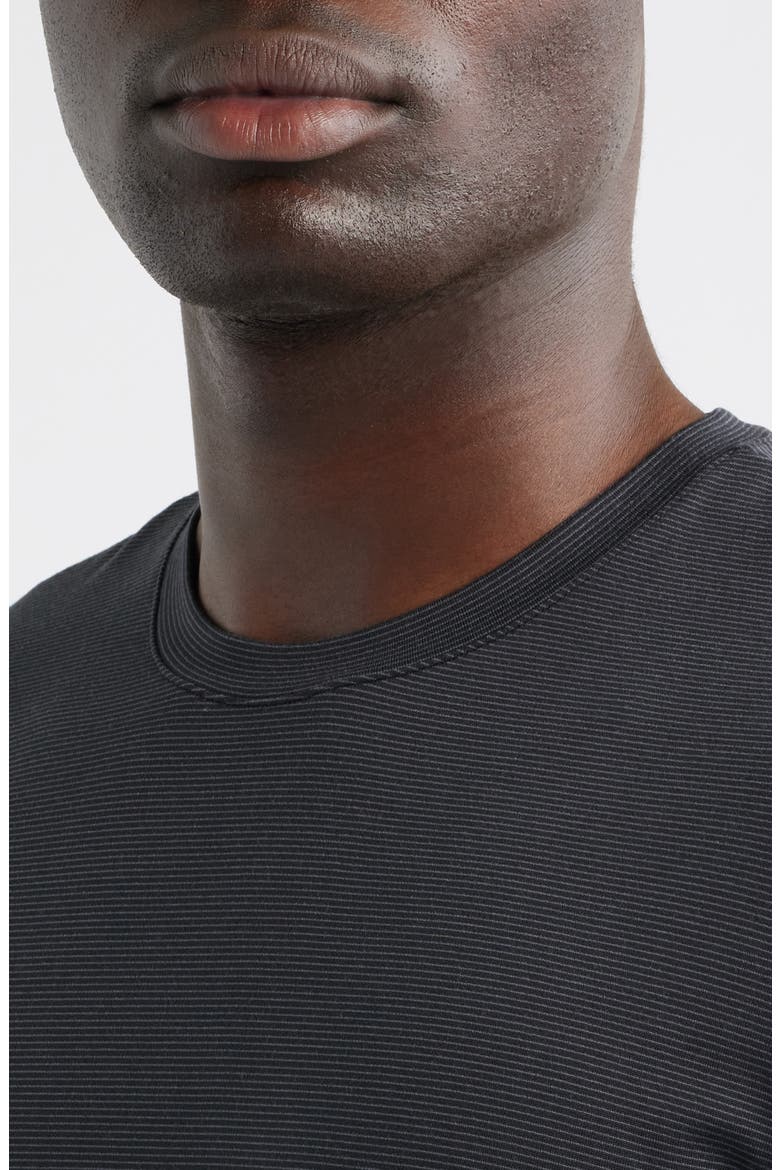 Dynamic Stripe T-Shirt, Alternate, color, BLACK CAVIAR STRIPE