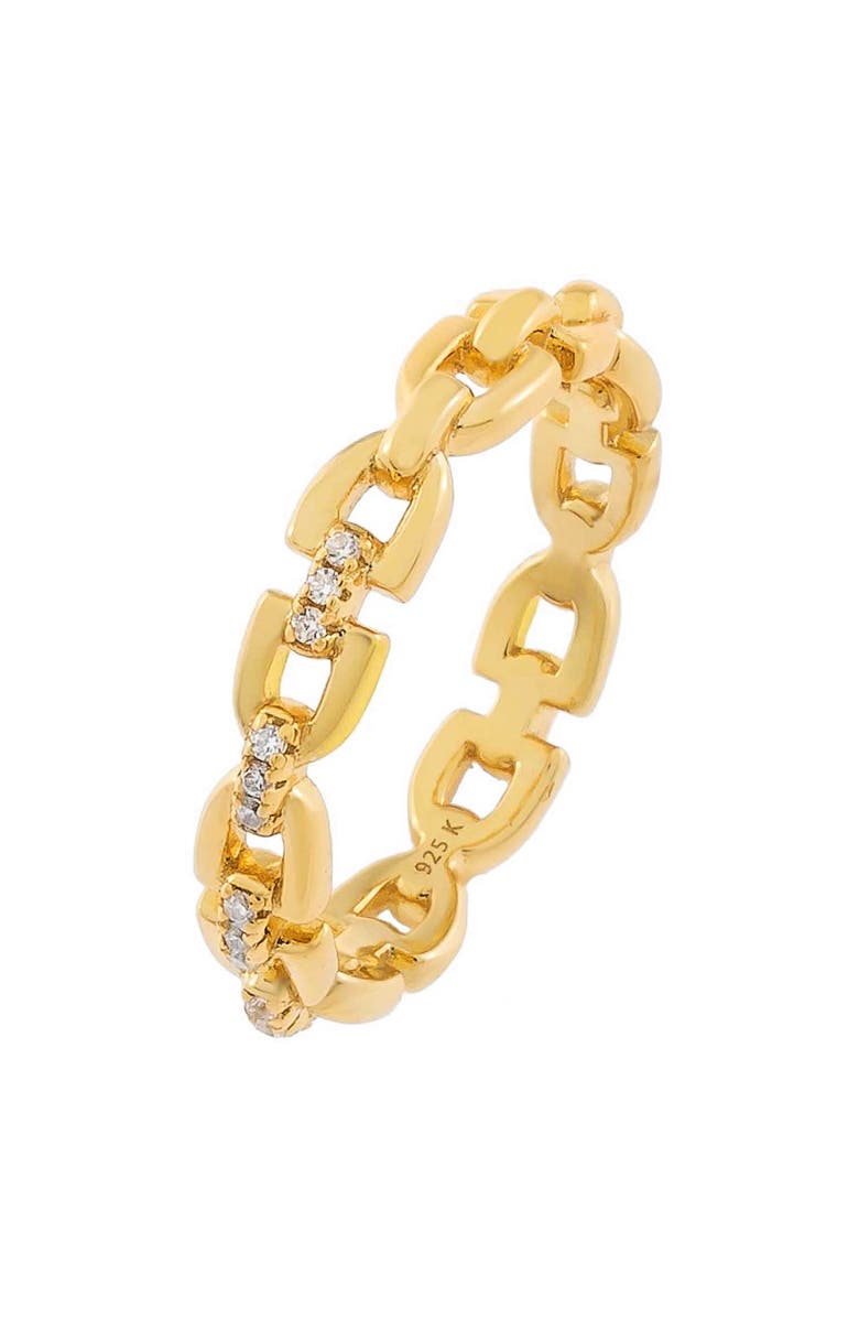 BY ADINA EDEN Adina's Jewels Cubic Zirconia Chain Link Ring, Main, color, 