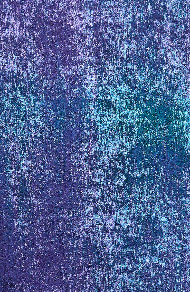 Ava & Yelly Kids' Liquid Shimmer Bubble Hem Party Dress, Alternate, color, Blue Purple Shimmer