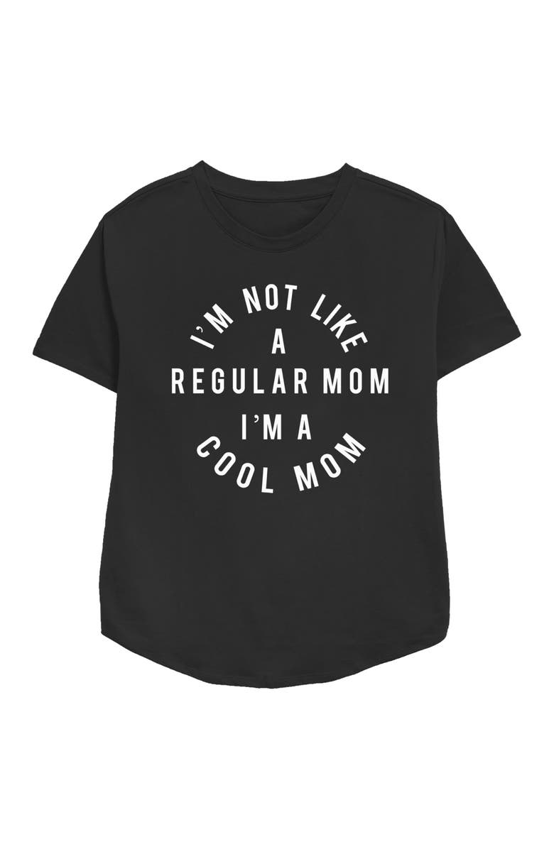 Mean Girls Women's Mean Girls I'm Not a Regular Mom  Graphic T-Shirt, Main, color, Black