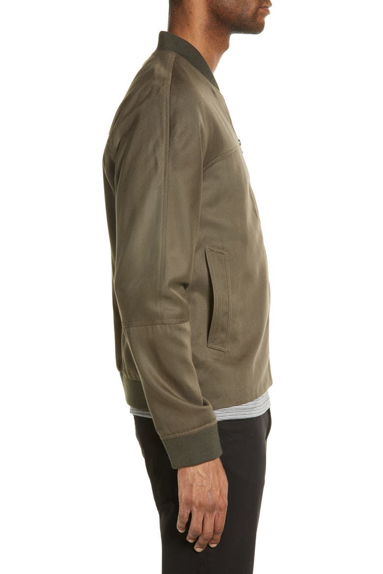 Men's Bomber Jacket, Alternate, color, PINE TREE