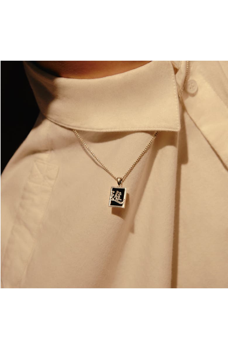 LOUPN ASCEND Pendant Necklace, Alternate, color, Silver