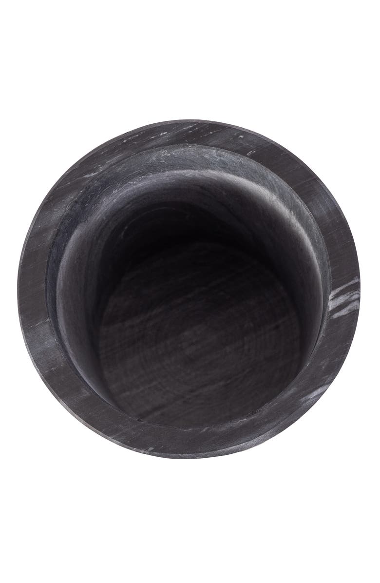Artifacts Trading Company<sup>™</sup> Artifacts Trading Company Marble Cylinder Wine Cooler, Alternate, color, Black Matte