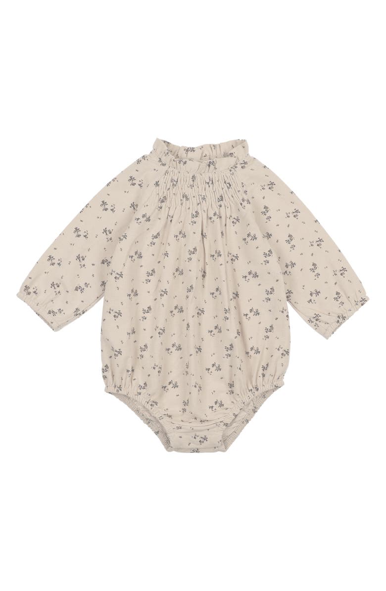 Manière Brushed Floral Bodysuit, Main, color, Cream