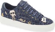 KARL LAGERFELD PARIS Cate Pins Lace-Up Sneaker