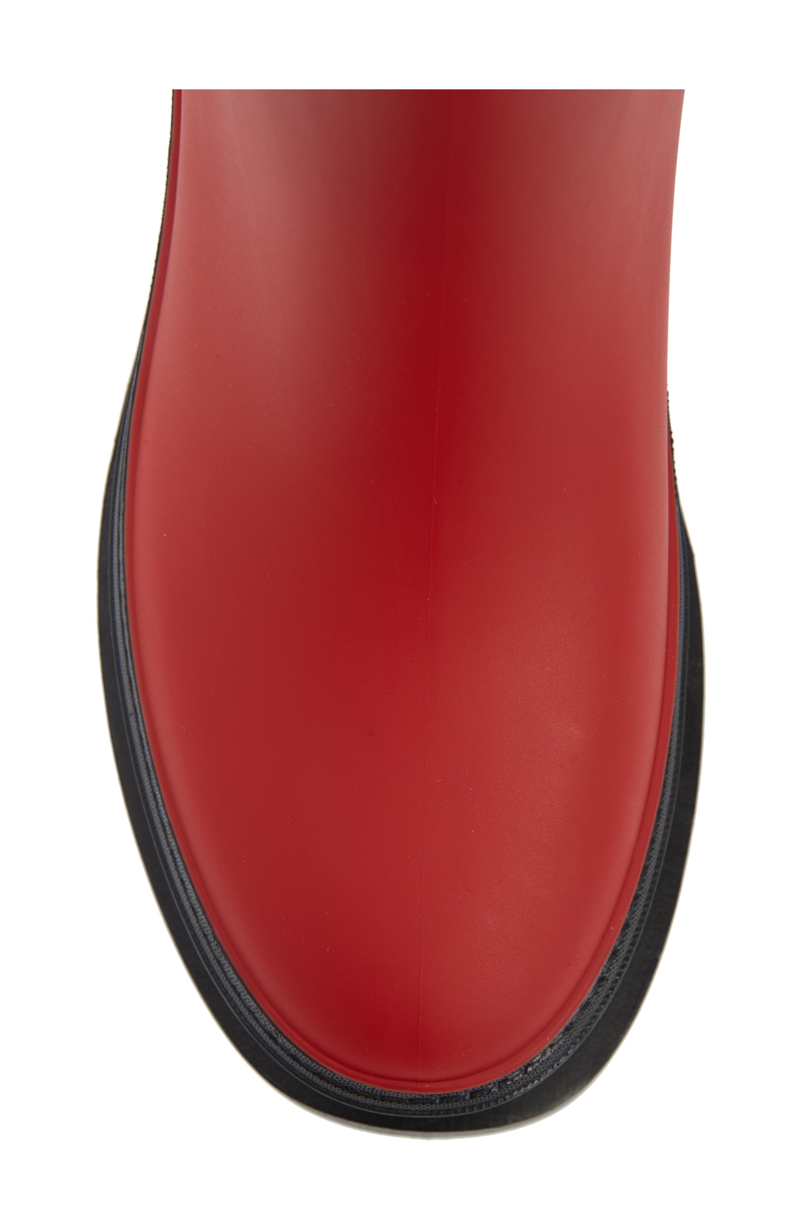 Rain-Storm Platform Chelsea Boot, Alternate, color, RED BLACK