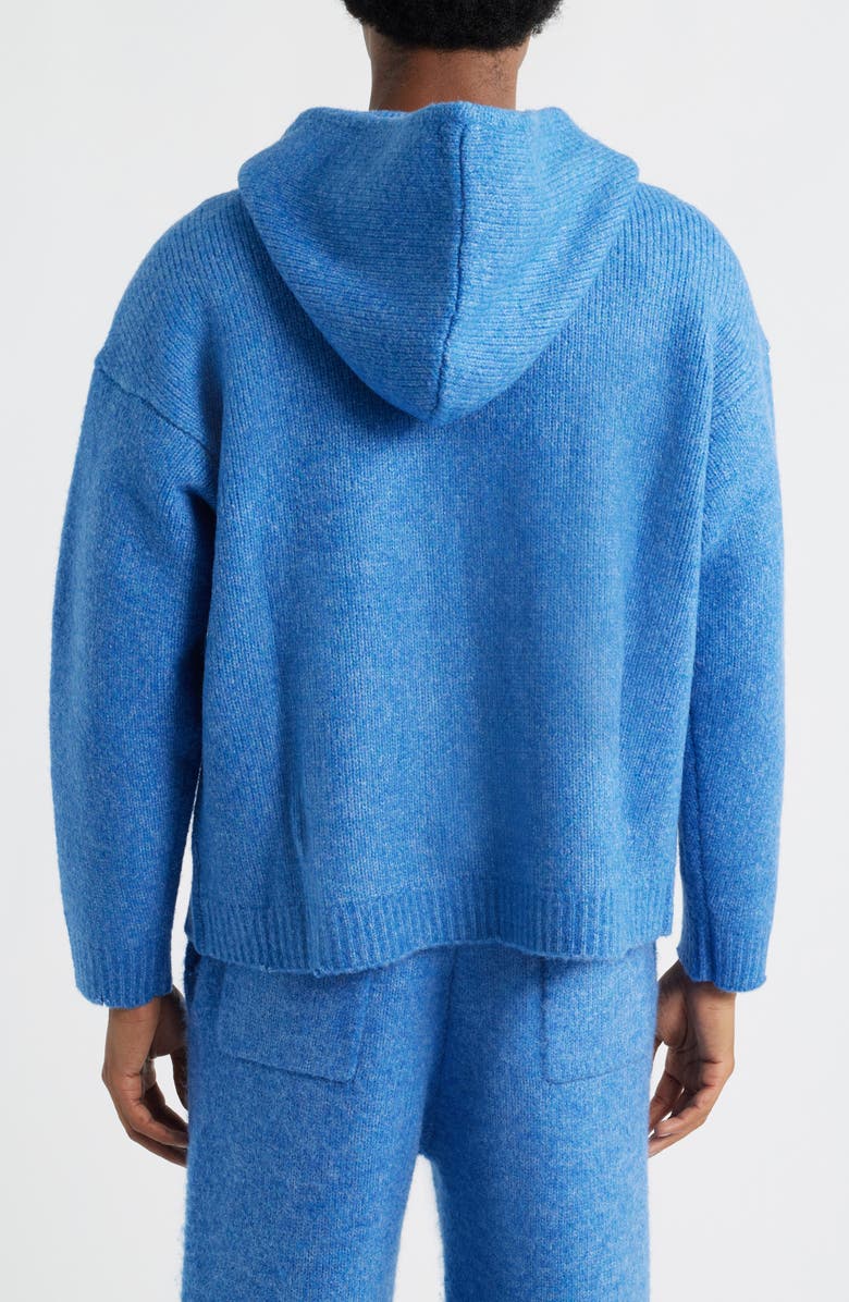 Elwood Hooded Zip Cardigan, Alternate, color, Blue