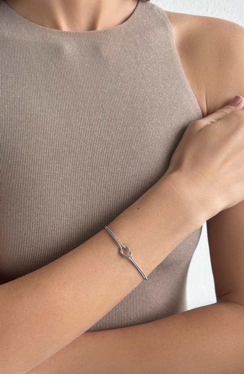 Adornia Knotted Chain Bracelet, Alternate, color,