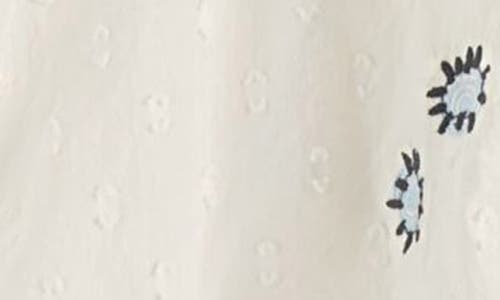 Scotch & Soda Kids' Floral Embroidered Cotton Button-up Shirt