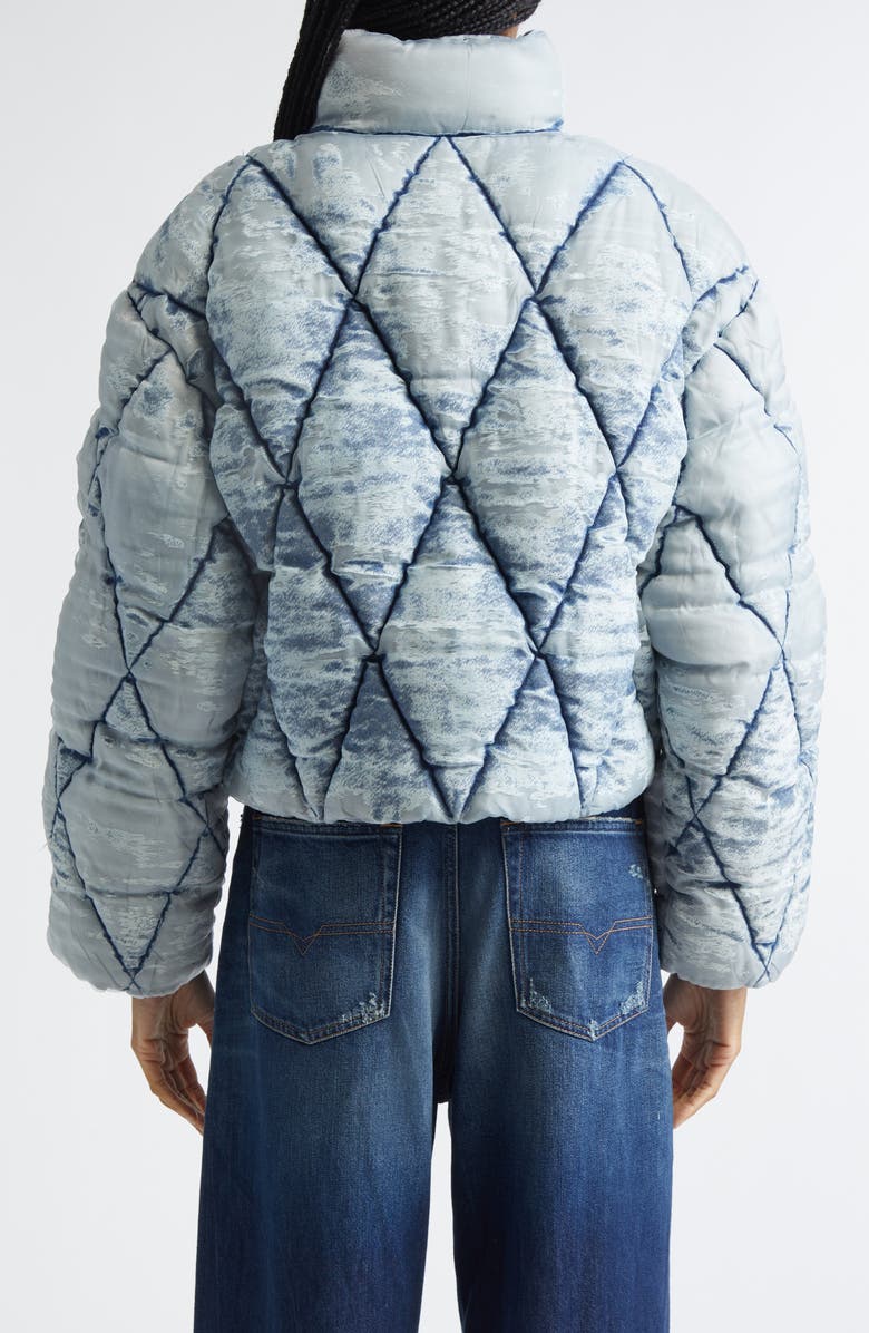 DIESEL<sup>®</sup> W-Histel Quilted Puffer Jacket, Alternate, color, Blue/ Misty Rose