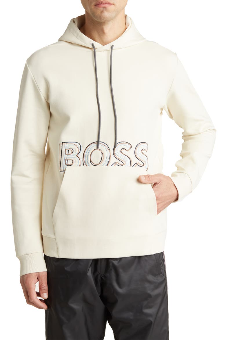Soody Pullover Hoodie, Main, color, LIGHT BEIGE