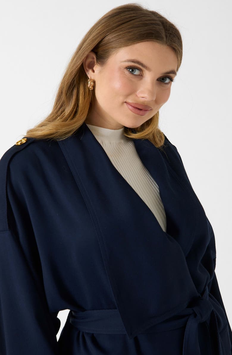 Marciano Abby Belted Wool Wrap Jacket, Alternate, color, 
