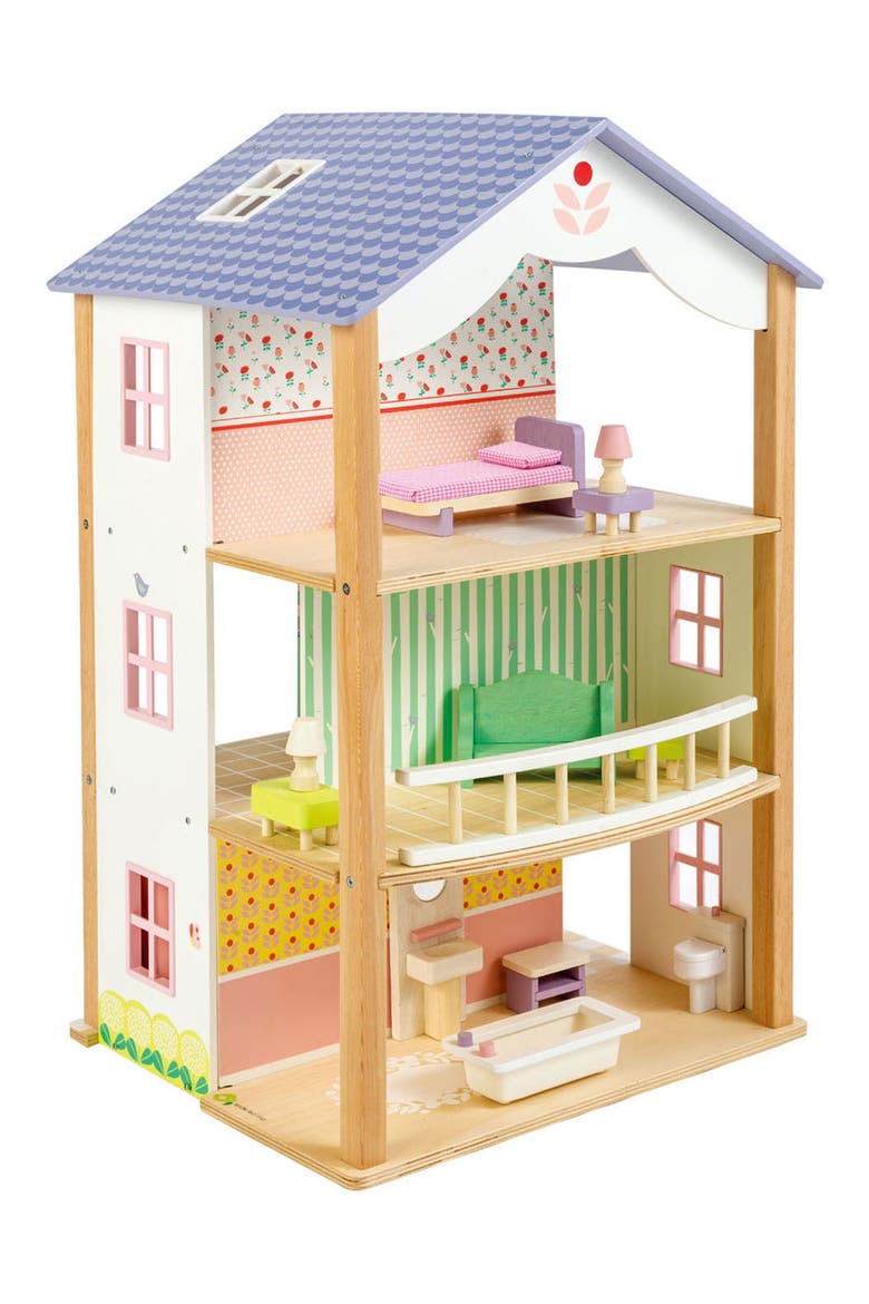 Bluebird Villa Dollhouse, Main, color, MULTI