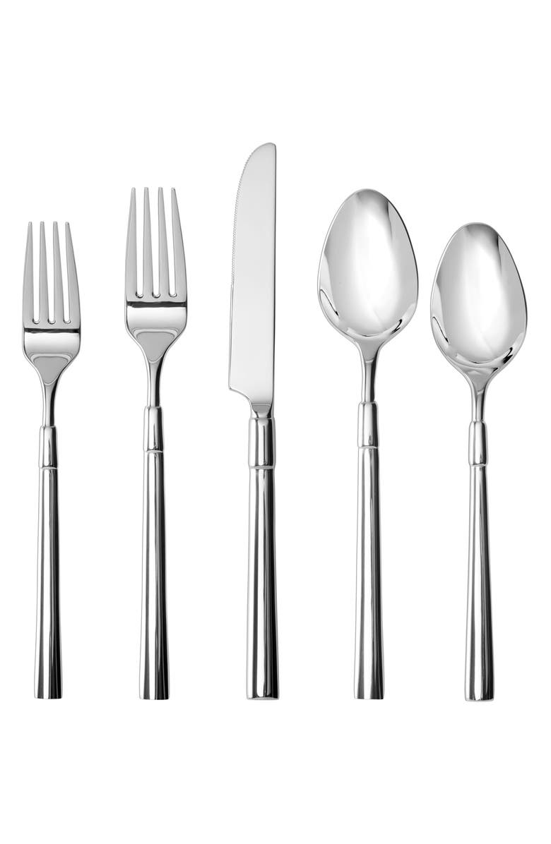 Fortessa Lloyd 20-Piece Place Setting, Main, color, Silver