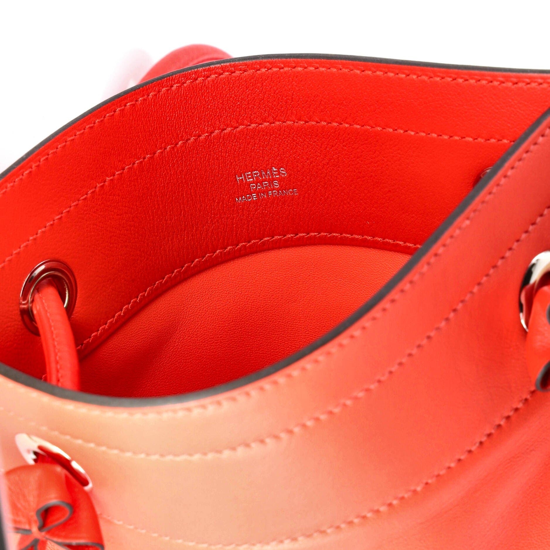 Pre-Owned Hermes Aline Bag Milo Lambskin and Swift Mini, Alternate, color, Rose Texas