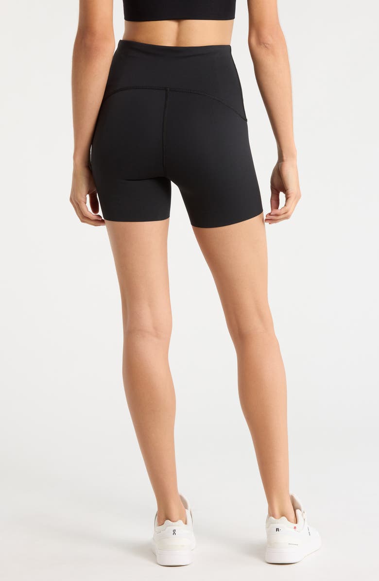 SPANX<sup>®</sup> Booty Boost Active 4-Inch Shorts, Alternate, color, Very Black