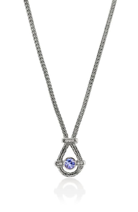 Icon Sterling Silver Pendant Necklace