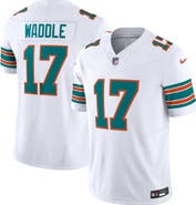 Nike Men's Nike Jaylen Waddle White Miami Dolphins Vapor F.U.S.E. Limited Jersey