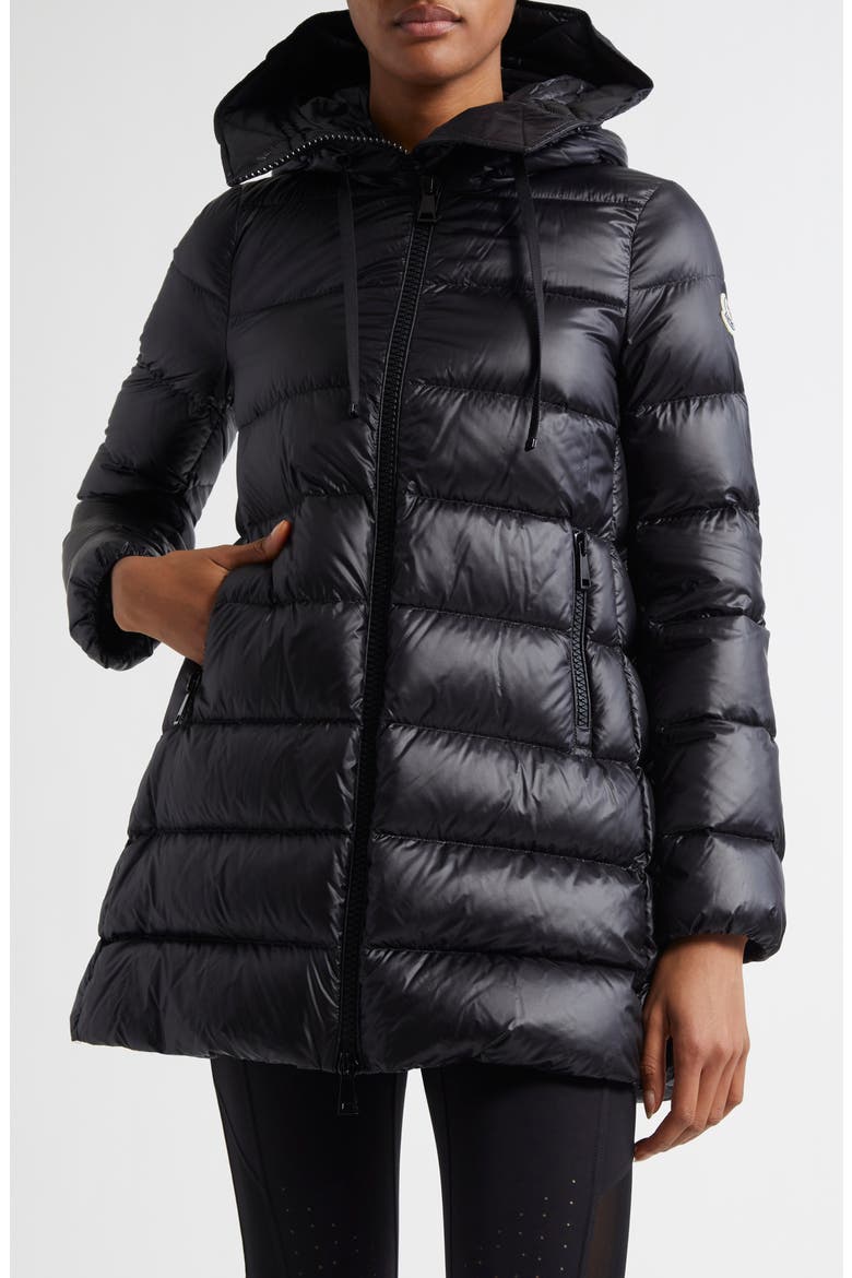 Suyen Quilted Down Parka, Main, color, U99-DARK BLACK