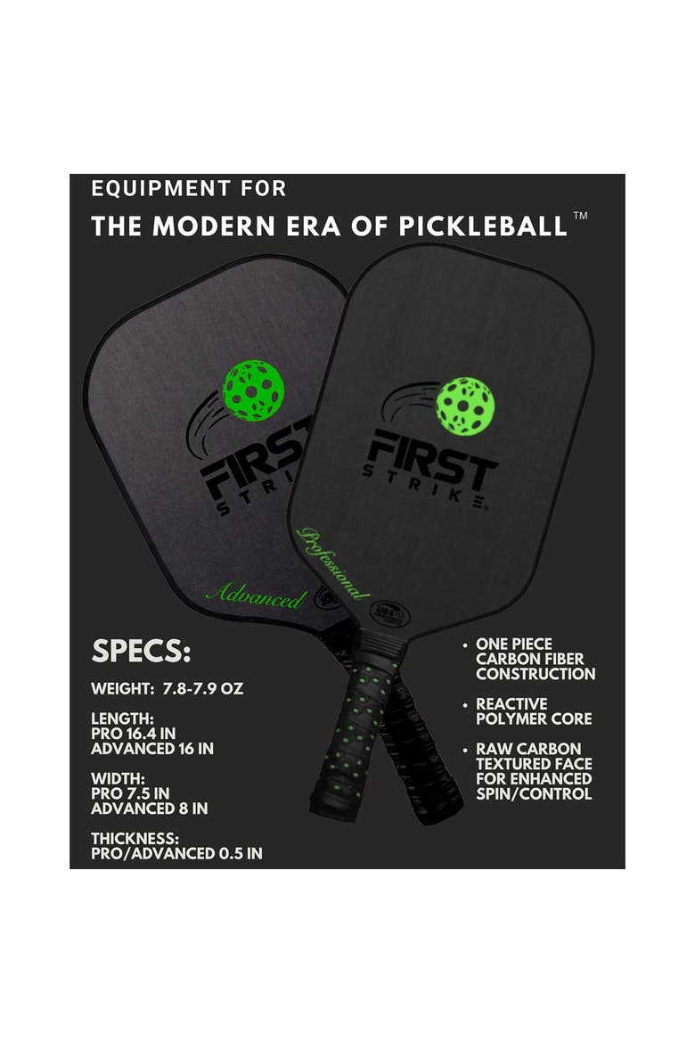 Professional Pickleball Paddle, Alternate, color, Black