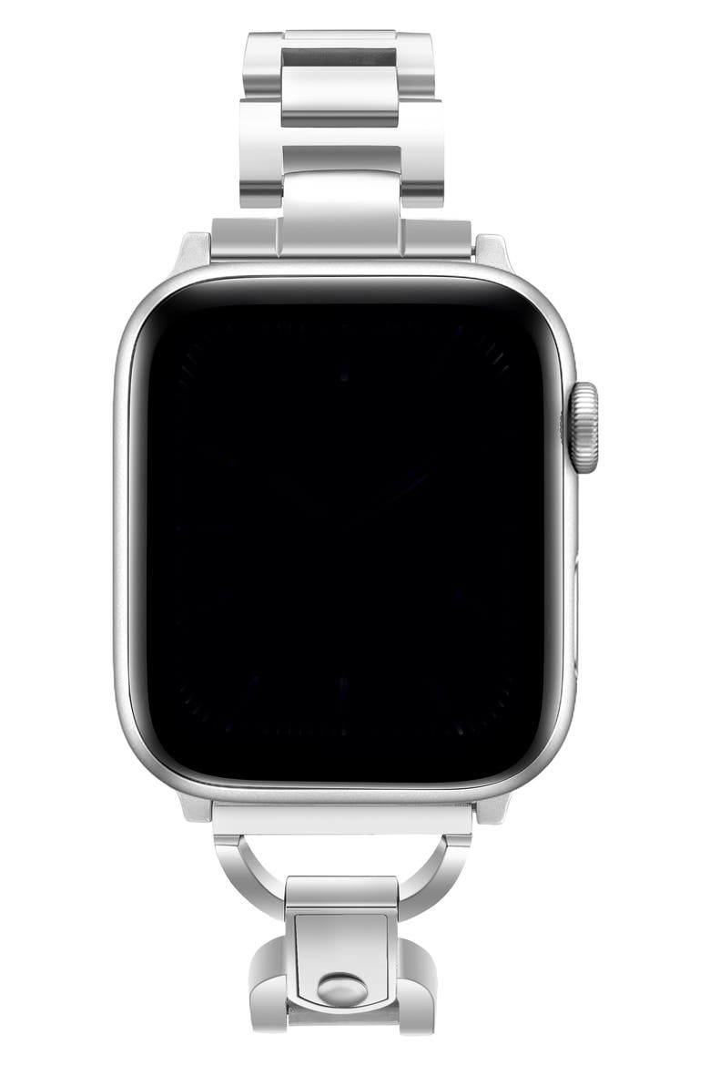 Avery Stainless Steel Apple Watch® Watchband, Alternate, color, SILVER