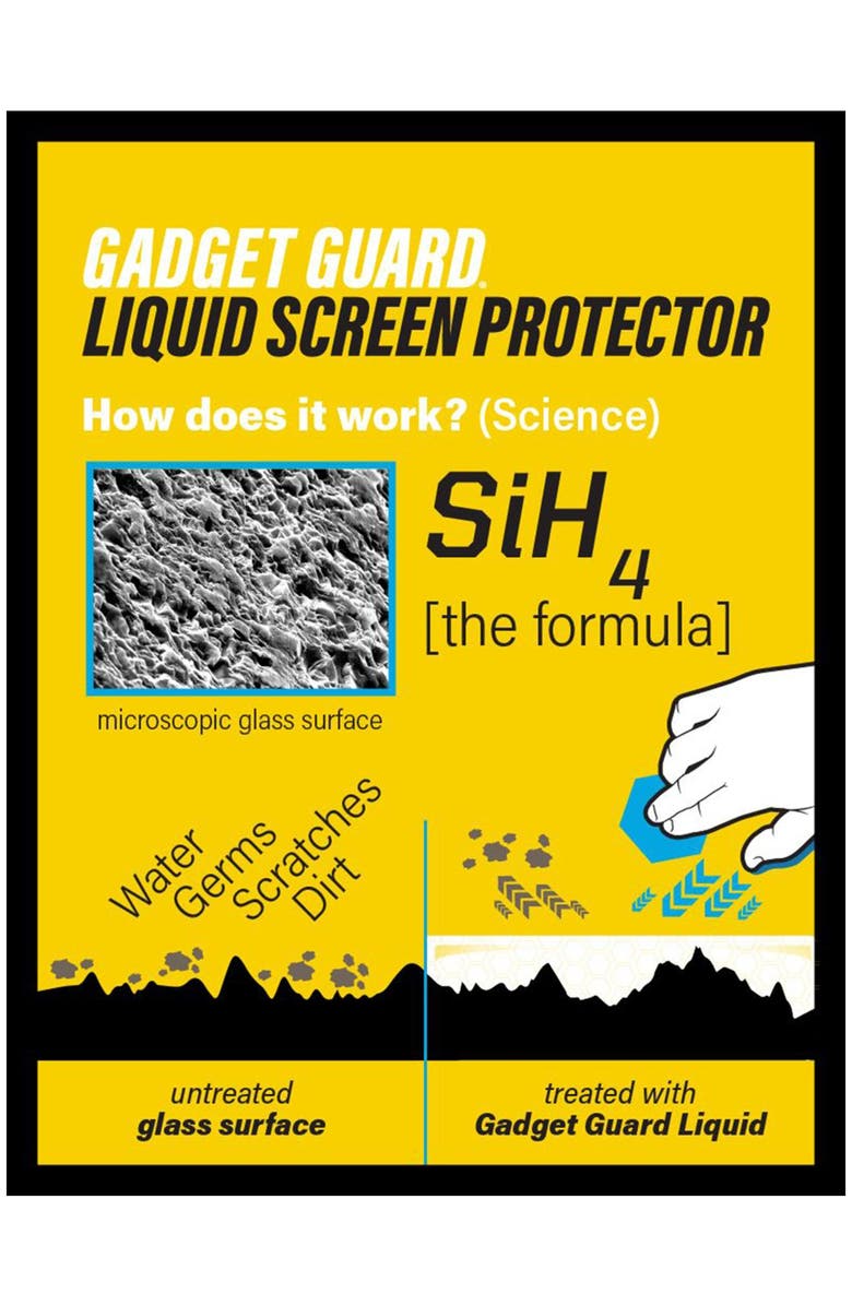 Gadget Guard Plus Liquid Screen Protection $250, Alternate, color, Clear