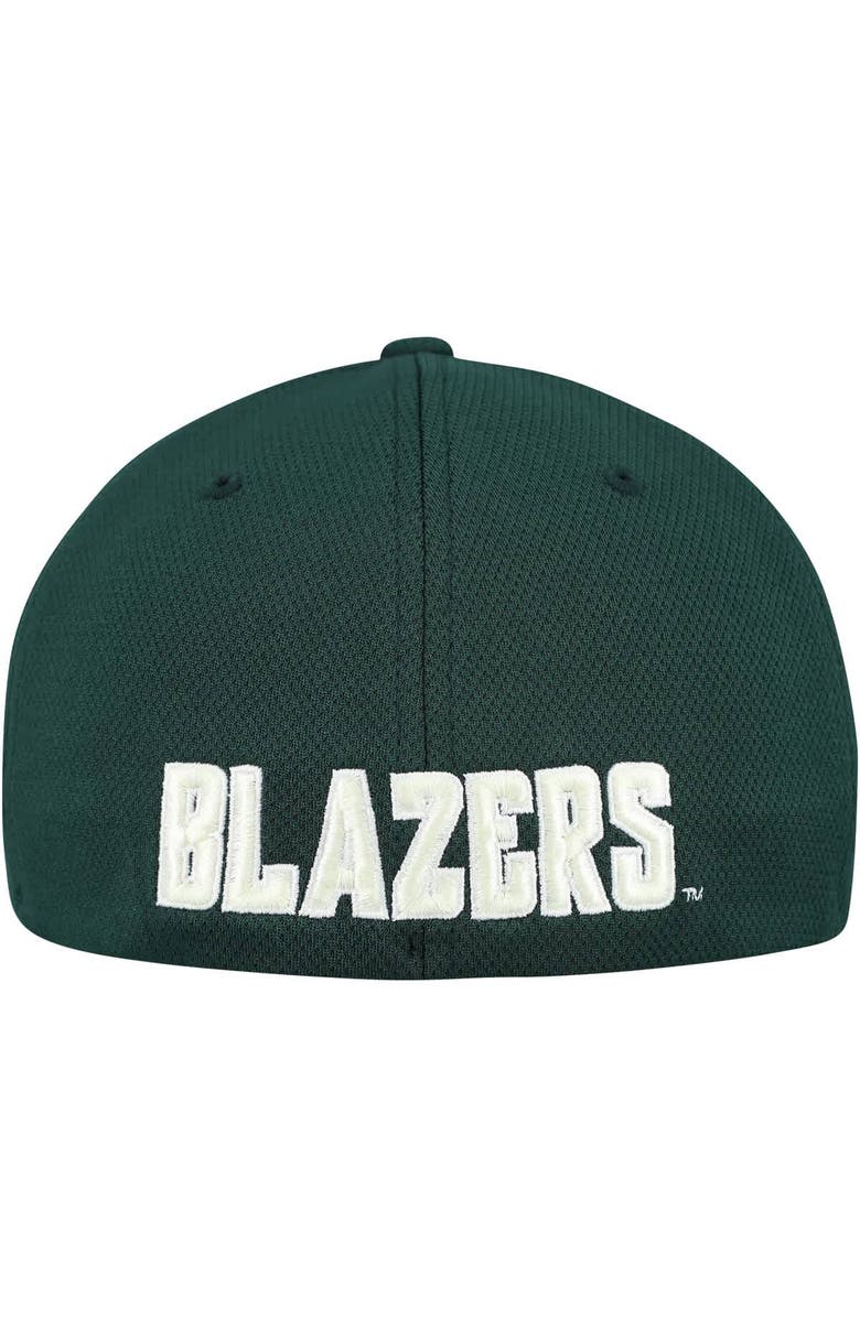 TOP OF THE WORLD Men's Top of the World  Green UAB Blazers Reflex Hybrid Tech Flex Hat, Alternate, color, 