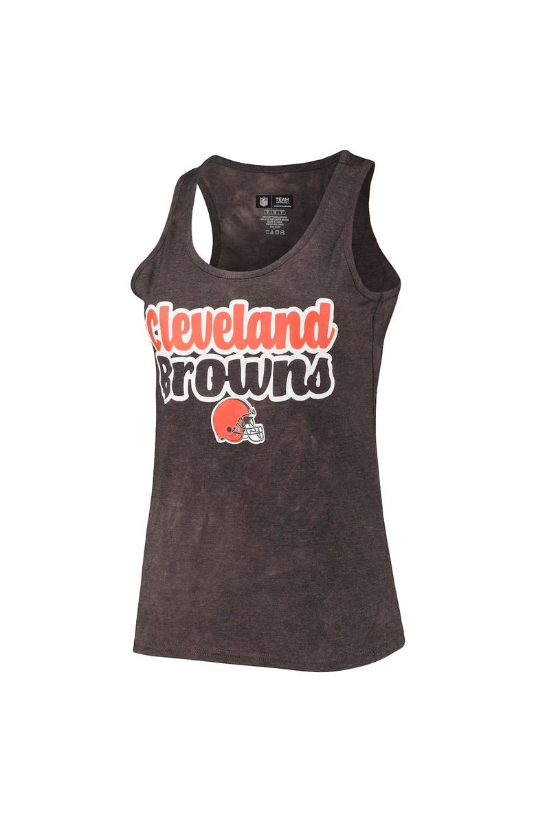 CONCEPTS SPORT Women's Concepts Sport Brown Cleveland Browns Billboard Tank Top & Shorts Set, Alternate, color, 