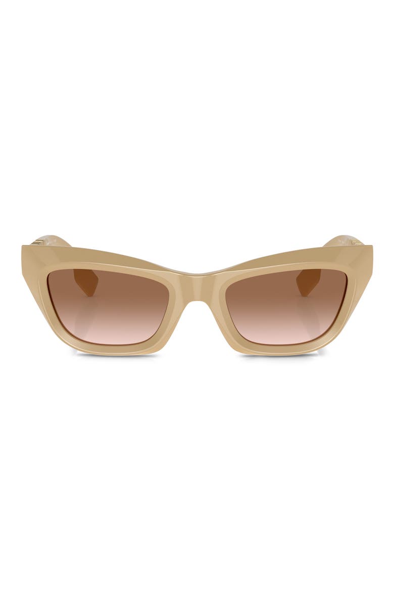 51mm Cat Eye Sunglasses, Main, color, BEIGE