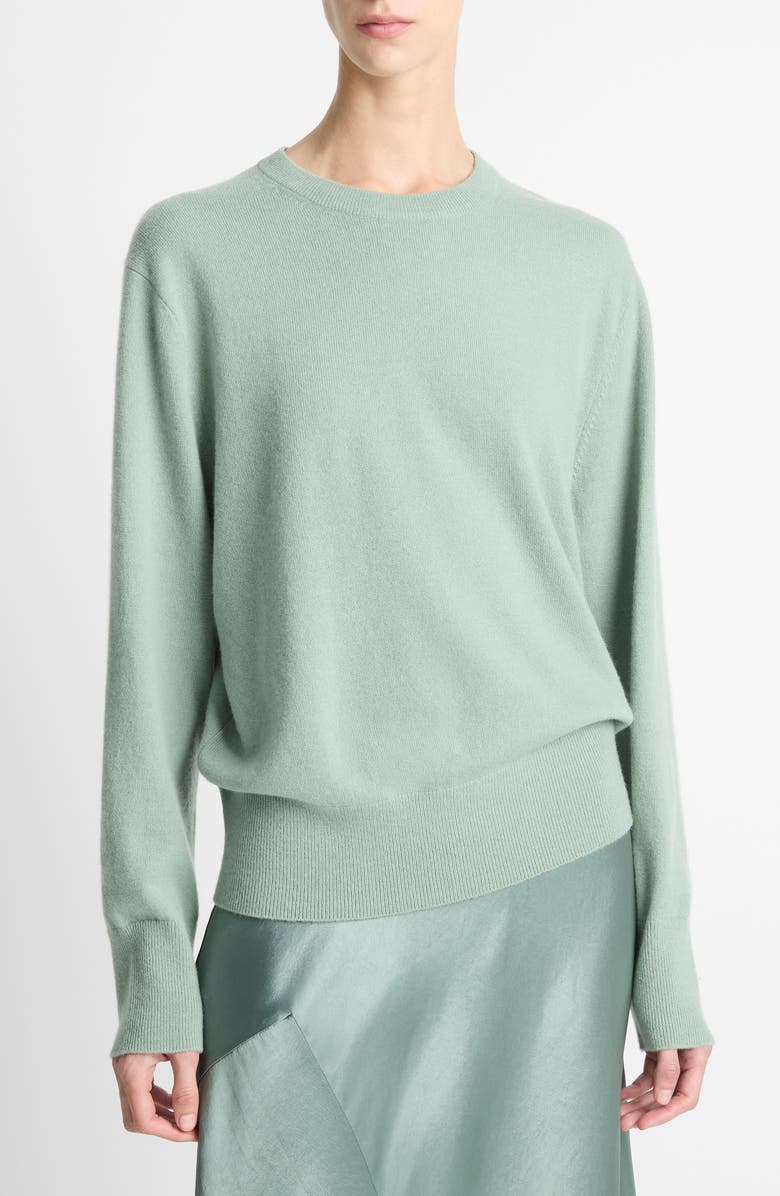 Vince Crewneck Cashmere Sweater, Main, color, Pistacchi