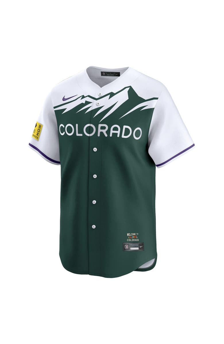 Nike Men's Nike  Green Colorado Rockies City Connect Limited Jersey, Alternate, color, 