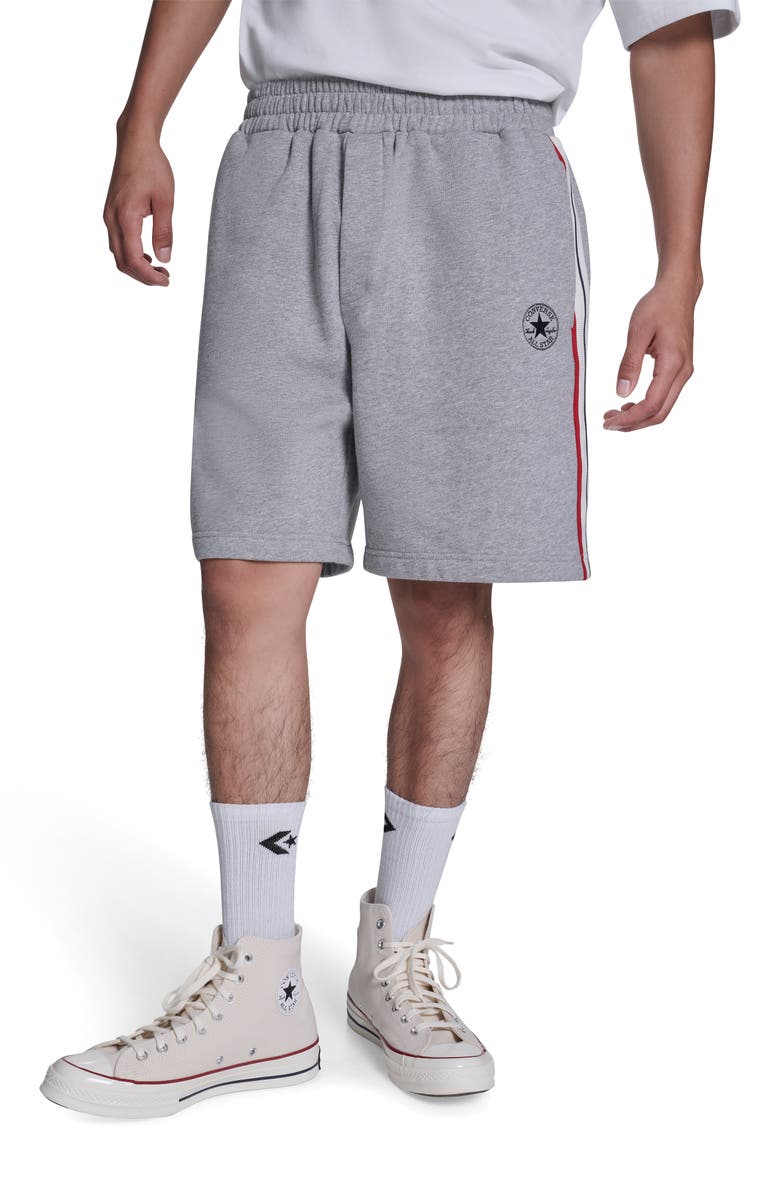 Converse Chuck Taylor Sweatshort, Main, color, Vintage Grey Heather