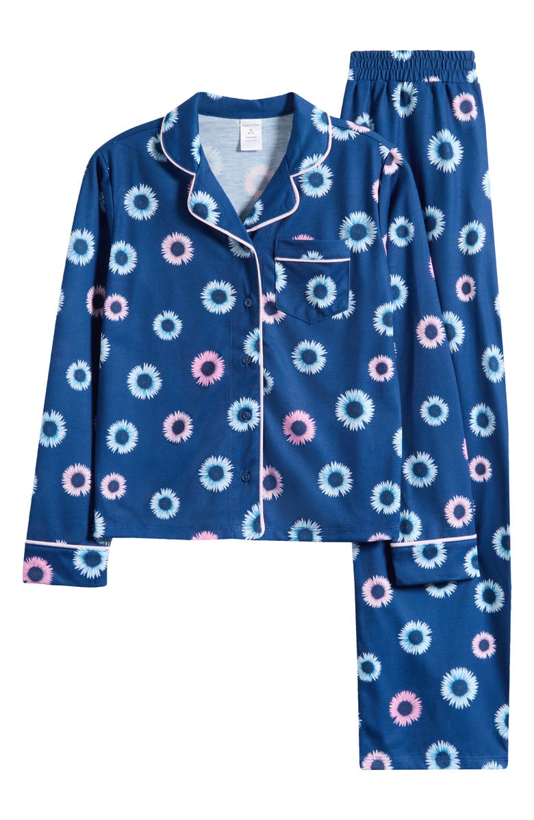 Nordstrom Kids' Piped Trim Two-Piece Pajamas, Main, color, 