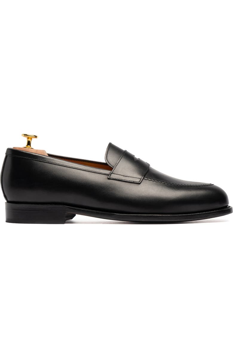 MORJAS The Penny Loafer, Alternate, color, Black Calf