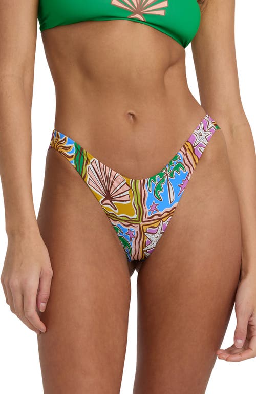 Billabong Heat Dream Tanga Bikini Bottoms In Brown