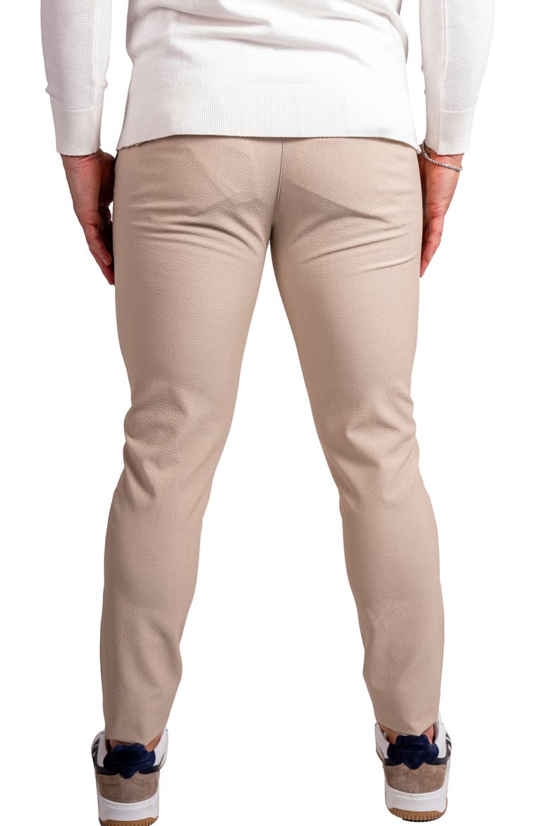 Everyday Ebony Slim Fit Pants, Alternate, color, BROWN