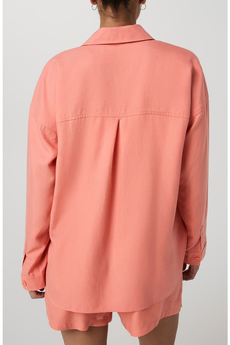 Trestles Twill Button-Up Shirt, Alternate, color, SUN STONE