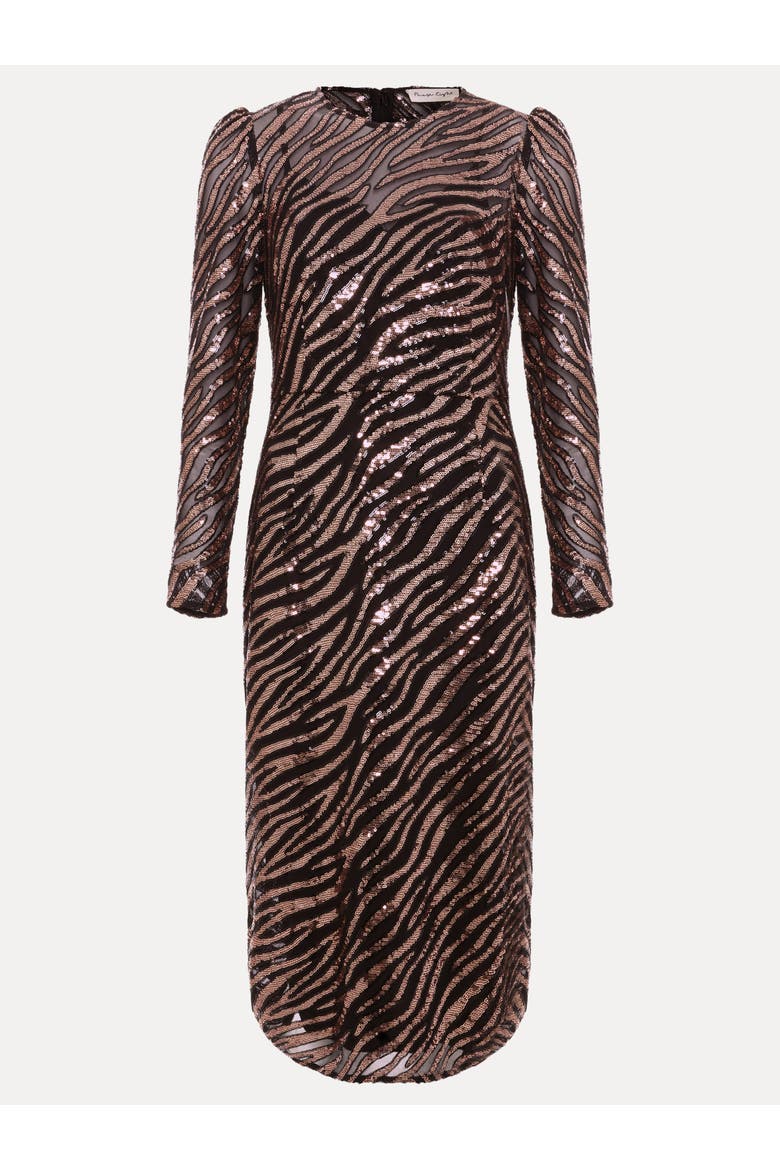 Kate Sequin Dress, Alternate, color, Black Multi