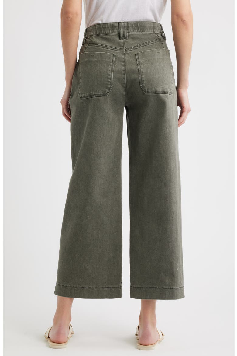 Wyatt Skyrise Washed Ankle Wide Leg Jeans, Alternate, color, WASHED THYME