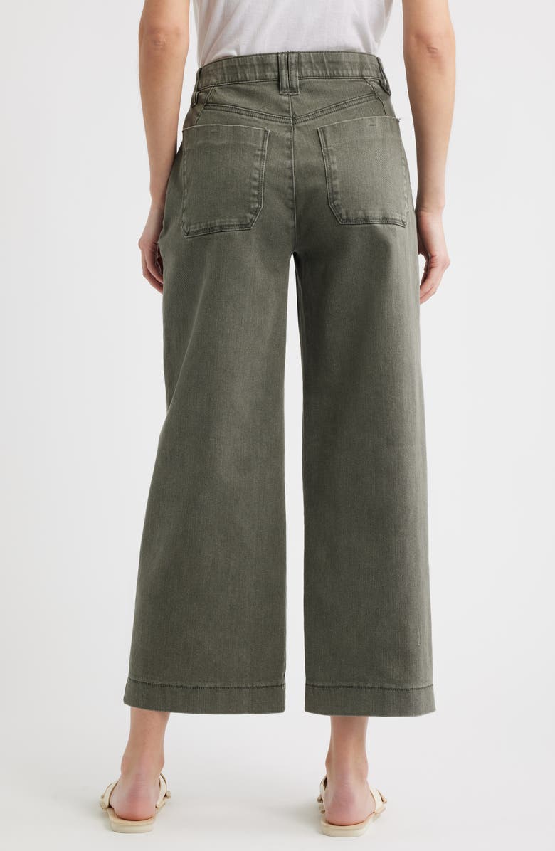 Wit & Wisdom Wyatt Skyrise Washed Ankle Wide Leg Jeans, Alternate, color, Washed Thyme