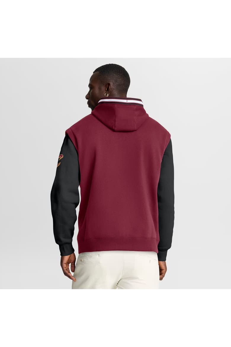 Men's Fanatics  Wine/Black Cleveland Cavaliers Half Court Shot Clock Fastbreak Hoodie, Alternate, color, Wine